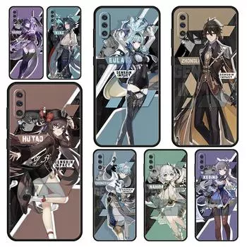 Чехол для телефона Hu Tao Genshin Impact для Samsung Galaxy A52 A50 A70 A10 A30 A40 A20S A20E A02S A12 A22 A72 A42 A32 5G A04s Samsung A10