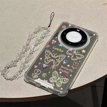 Чехол для телефона Huawei Mate60 — совместим с моделями P60/50 и Nova 11/10/9, зеркальный корпус с защитным покрытием. Huawei P40 Pro