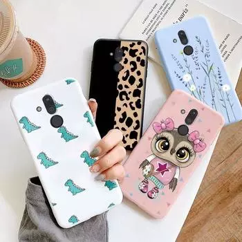 Чехол для телефона Huawei Mate 20 Lite Mate20 Pro, чехол для телефона с милым котом, цветами и мультяшным рисунком, силиконовый чехол для Huawei Mate 20 Pro, мягкие противоударные защитные чехлы на заднюю панель Mate 20 Lite