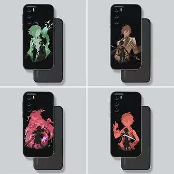 Чехол для телефона Huawei P30 P40 P10 P20 Lite P50 Pro P Smart Z 2019 2020, чехлы Fundas, силиконовый чехол Genshin Impact, аниме-игра Huawei P10