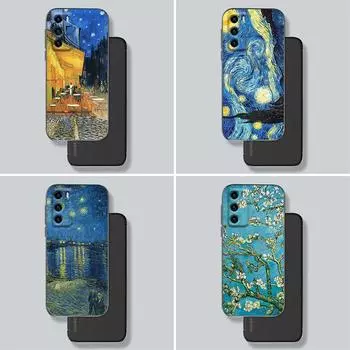 Чехол для телефона Huawei P30 P40 P10 P20 Lite P50 Pro P Smart Z 2019 2020, чехлы Ван Гог Кафе Терраса Звездная ночь Картина Huawei P10