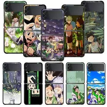 Чехол для телефона Hunter Hunter Gon Freecss для Samsung Galaxy Z Flip 4 Z Flip3 5g, твердый чехол с откидной крышкой для Galaxy Z Samsung Z Flip4
