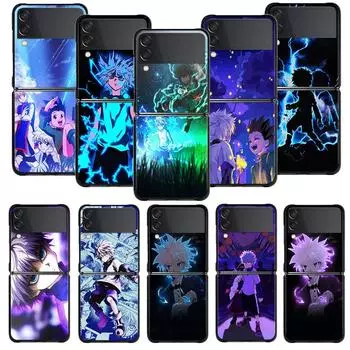 Чехол для телефона Hunter Hunter Killua Zoldyck для Samsung Galaxy Z Flip 4 Z Flip3 5g, твердый чехол с откидной крышкой для Galaxy Z Samsung Z Flip4