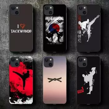 Чехол для телефона I Love Kungfu Taekwondo для iPhone 11 12 Mini 13 14 Pro XS Max X 8 7 6s Plus SE XR Shell iPhoneXS