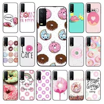 Чехол для телефона I Love You Donuts Funda для vivo Y31 Y30 Y33S Y11S Y12S Y17 Y20 Y20S Y21 Y1S Y53S Y15 Y19 91C V23 5G, чехол VIVO Y1S