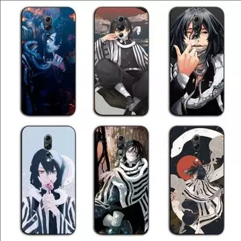 Чехол для телефона Iguro Obanai Demon Slayer для OPPO Find X5 X3 X2 A93 Reno 8 7 Pro A74 A72 A53, мягкий черный чехол для телефона OPPO Find X5