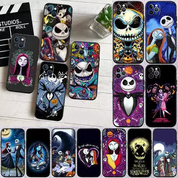 Чехол для телефона II10 Джек Скеллингтон для Samsung A35 A25 A24 A15 A05S A05 M55 M35 M15 A06 A16 A02 A12 A13 A10 A20 A30 A22 A31 A32 A33 A41 A42 A50 Samsung A25 коричневато-жёлтый