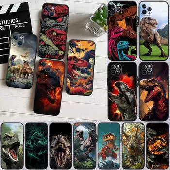 Чехол для телефона II3 Dinosaur для iPhone 6 6s 7 8 11 12 13 14 15 XS Pro Max XR X SE Samsung S20 S21 S22 S23 S24 FE Ultra Plus Lite S21S A55 iPhone 11 капри