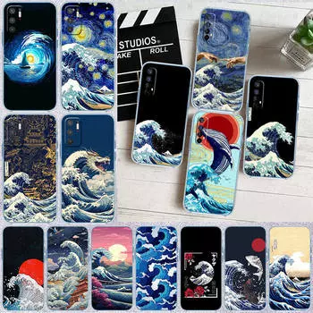 Чехол для телефона II6 Great Wave Off Kanagawa для Motorola Edge 20 30 S30 40 50 Fusion Lite Plus Pro Neo Ultra One Power Action Macro Hyper Vision Zoom Moto One Zoom капри