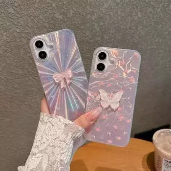 Чехол для телефона IMD Butterfly Results Frozen Pink, подходящий для 11/12/13/14/15/16/PRO/PROMAX/PLUS iphone11