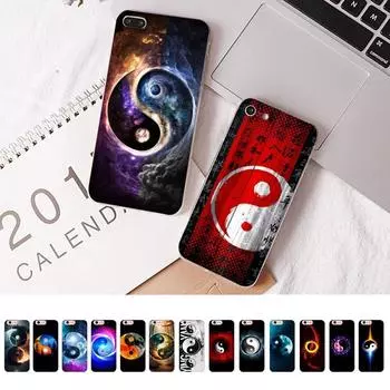 Чехол для телефона Инь и Ян с китайским тайцзи для iPhone, 15, 8, 7, 6, 6S Plus, X, SE, 2020, XR, XS, 14, 11, 12, 13, Mini Pro Max, мобильный телефон iPhone 12 mini
