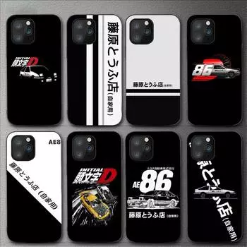 Чехол для телефона Initial D Ae86 для Iphone 11 12 Mini 13 14 Pro Xs Max X 8 7 6s Plus 5 Se Xr Shell iPhone14Pro