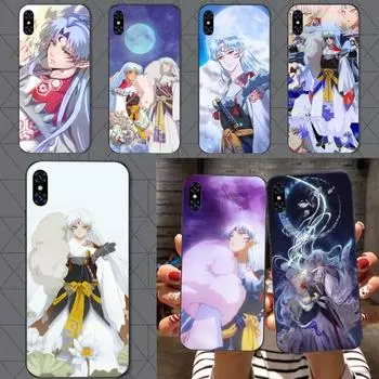 Чехол для телефона InuYasha Sesshomaru Kagome для IPhone 14 13 12 11 XS X 8 7 6 Plus Mini Pro Max SE 2022, мягкий черный чехол для телефона iPhone 14