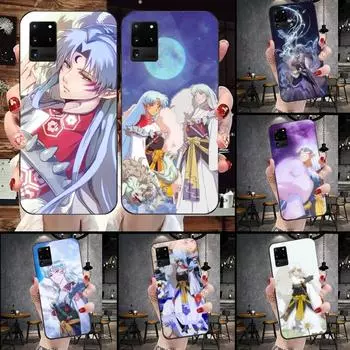 Чехол для телефона InuYasha Sesshomaru Kagome для Samsung Galaxy S6 S7 S8 S9 S10 S21 S22 Plus, ультра мягкий черный чехол для телефона Galaxy S30