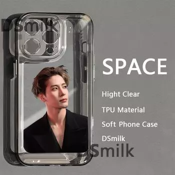 Чехол для телефона iPhone 11, 12, 13, 14, 15, чехол для смартфона, популярный в Корее, Jackson Wang iPhone15