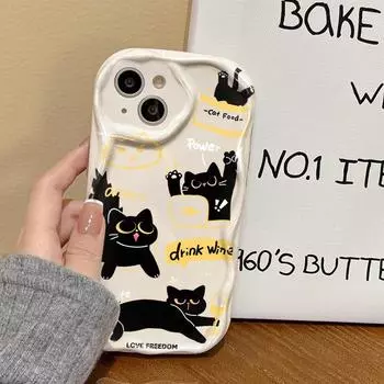 Чехол для телефона iPhone 11 13 12 14 15 16 XR XS Pro Max 7 8 Plus Samsung A55 A15 Redmi note 13 12 OPPO A18 A16 Vivo Y17S V27 Honor 9 10 Infinix 40 30 iPhone 15 белый