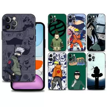Чехол для телефона iPhone 11 13 12 pro max 13mini XR X XSmax 8 7 6 6s 12mini 5 5s, силиконовый чехол-бампер Наруто Какаши и Джирайя iPhone 13Pro Max