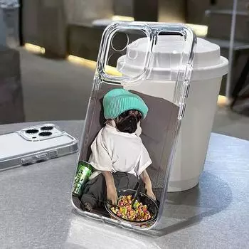 Чехол для телефона iPhone 11 13 12 14 15 16 XR XS Pro Max 7 8 Plus Samsung A55 A15 Redmi note 13 12 OPPO A18 A16 Vivo Y17S V27 Honor 9 10 Infinix 40 30 iPhone 11 чистый