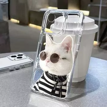 Чехол для телефона iPhone 11 13 12 14 15 16 XR XS Pro Max 7 8 Plus Samsung A55 A15 Redmi note 13 12 OPPO A18 A16 Vivo Y17S V27 Honor 9 10 Infinix 40 30 iPhone 11 чистый