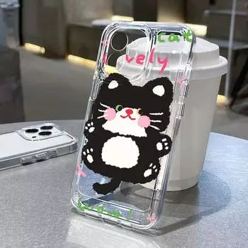 Чехол для телефона iPhone 11 13 12 14 15 16 XR XS Pro Max 7 8 Plus Samsung A55 A15 Redmi note 13 12 OPPO A18 A16 Vivo Y17S V27 Honor 9 10 Infinix 40 30 iPhone 11 чистый