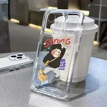 Чехол для телефона iPhone 11 13 12 14 15 16 XR XS Pro Max 7 8 Plus Samsung A55 A15 Redmi note 13 12 OPPO A18 A16 Vivo Y17S V27 Honor 9 10 Infinix 40 30 iPhone 11 чистый