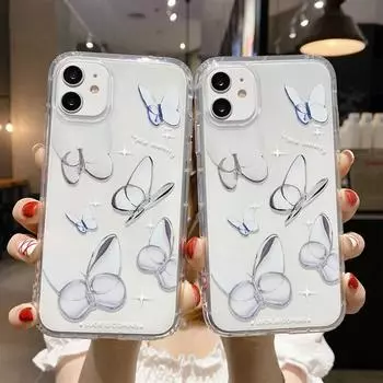 Чехол для телефона iPhone 11 13 12 14 15 Pro Max SE XR XS 6 7 8 Plus 12 13 mini Samsung A55 S24 S23 A54 A05S S22 A12 Redmi Note 11 10 13c 9A 10 poco c65 iPhone 11 белый