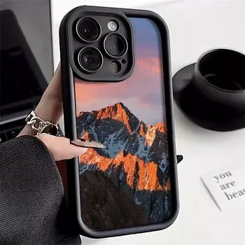 Чехол для телефона iPhone 11 13 12 14 15 16 Pro Max 7 8 Plus XR XS Max Samsung A55 S24 S23 A02S Redmi 9 13C 9A 10 A3 OPPO A15S A16 A17 A18 A38 A53 A54 A31 SamSung M40S чёрный