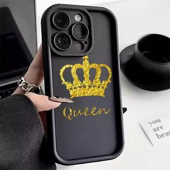 Чехол для телефона iPhone 11 13 12 14 15 16 Pro Max 7 8 Plus XR XS Max Samsung A55 S24 S23 A02S Redmi 9 13C 9A 10 A3 OPPO A15S A16 A17 A18 A38 A53 A54 A31 SamSung M40S чёрный