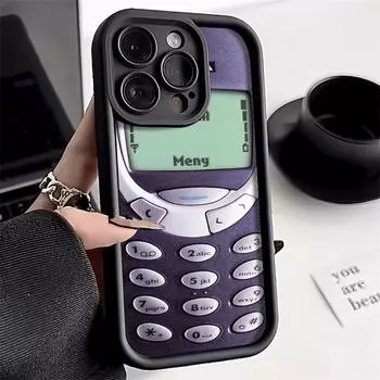 Чехол для телефона iPhone 11 13 12 14 15 16 Pro Max 7 8 Plus XR XS Max Samsung A55 S24 S23 A02S Redmi 9 13C 9A 10 A3 OPPO A15S A16 A17 A18 A38 A53 A54 A31 SamSung A05 чёрный