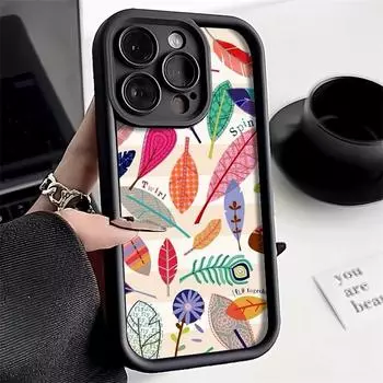 Чехол для телефона iPhone 11 13 12 14 15 16 Pro Max 7 8 Plus XR XS Max Samsung A55 S24 S23 A02S Redmi 9 13C 9A 10 A3 OPPO A15S A16 A17 A18 A38 A53 A54 A31 SamSung M40S чёрный