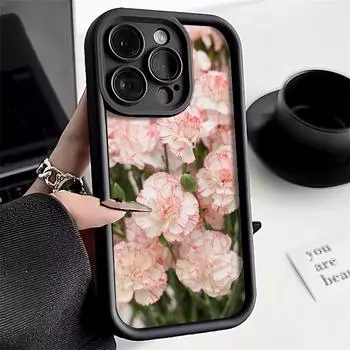 Чехол для телефона iPhone 11 13 12 14 15 16 Pro Max 7 8 Plus XR XS Max Samsung A55 S24 S23 A02S Redmi 9 13C 9A 10 A3 OPPO A15S A16 A17 A18 A38 A53 A54 A31 SamSung M40S чёрный