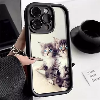 Чехол для телефона iPhone 11 13 12 14 15 16 Pro Max 7 8 Plus XR XS Max Samsung A55 S24 S23 A02S Redmi 9 13C 9A 10 A3 OPPO A15S A16 A17 A18 A38 A53 A54 A31 SamSung M40S чёрный