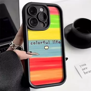 Чехол для телефона iPhone 11 13 12 14 15 16 Pro Max 7 8 Plus XR XS Max Samsung A55 S24 S23 A02S Redmi 9 13C 9A 10 A3 OPPO A15S A16 A17 A18 A38 A53 A54 A31 SamSung M40S чёрный