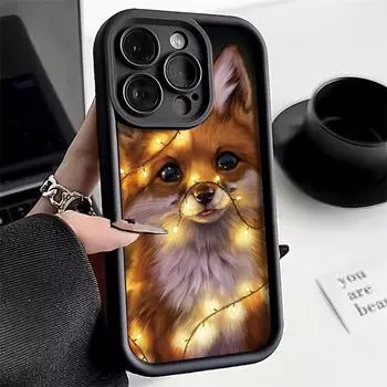 Чехол для телефона iPhone 11 13 12 14 15 16 Pro Max 7 8 Plus XR XS Max Samsung A55 S24 S23 A02S Redmi 9 13C 9A 10 A3 OPPO A15S A16 A17 A18 A38 A53 A54 A31 SamSung M40S чёрный