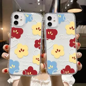 Чехол для телефона iPhone 11 13 12 14 15 Pro Max SE XR XS 6 7 8 Plus 12 13 mini Samsung A55 S24 S23 A54 A05S S22 A12 Redmi Note 11 10 13c 9A 10 poco c65 iPhone 11 жёлтый