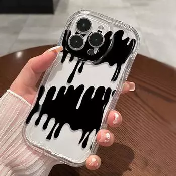 Чехол для телефона iPhone 11 13 12 14 15 16 XR XS Pro Max 7 8 Plus Samsung A55 A15 Redmi note 13 12 OPPO A18 A16 Vivo Y17S V27 Honor 9 10 Infinix 40 30 iPhone 15 белый