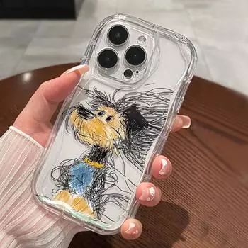 Чехол для телефона iPhone 11 13 12 14 15 16 XR XS Pro Max 7 8 Plus Samsung A55 A15 Redmi note 13 12 OPPO A18 A16 Vivo Y17S V27 Honor 9 10 Infinix 40 30 iPhone 15 белый