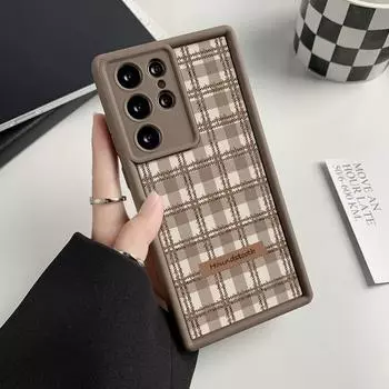 Чехол для телефона iPhone 11 13 12 14 15 16 Pro Max XR XS Samsung A15 A55 A05 Redmi 12 13C OPPO A16 A18 A60 Reno 11 Vivo Y17S Y12 infinix note 40 smart 8 Samsung S25 Ultra кофейный