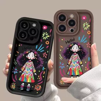 Чехол для телефона iPhone 11 13 12 14 15 16 Pro Max XR XS Samsung A15 A55 A05 Redmi 12 13C OPPO A16 A18 A60 Reno 11 Vivo Y17S Y12 infinix note 40 smart 8 iPhone 7&8 розовый