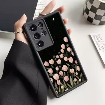 Чехол для телефона iPhone 11 13 12 14 15 16 Pro Max XR XS Samsung A15 A55 A05 Redmi 12 13C OPPO A16 A18 A60 Reno 11 Vivo Y17S Y12 infinix note 40 smart 8 iPhone 7&8 розовый