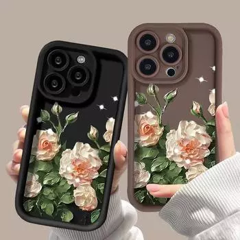 Чехол для телефона iPhone 11 13 12 14 15 16 Pro Max XR XS Samsung A15 A55 A05 Redmi 12 13C OPPO A16 A18 A60 Reno 11 Vivo Y17S Y12 infinix note 40 smart 8 iPhone 7&8 розовый