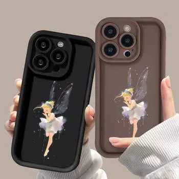 Чехол для телефона iPhone 11 13 12 14 15 16 Pro Max XR XS Samsung A15 A55 A05 Redmi 12 13C OPPO A16 A18 A60 Reno 11 Vivo Y17S Y12 infinix note 40 smart 8 iPhone 7&8 розовый