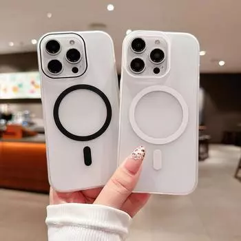 Чехол для телефона iPhone 11 13 15 14 Pro Max iPhone 12 16 Samsung S24 S23 S20 S21 S22 FE Ультрамягкий пряжа цветной магнитный чехол для мобильного телефона iPhone 11 чёрный