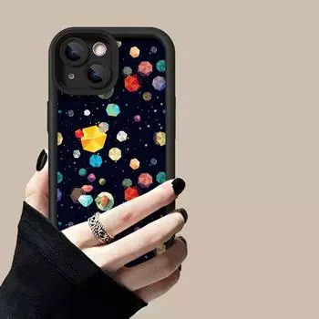 Чехол для телефона iPhone 11 13 16 Pro Max iPhone 14 15 Pro Max 12 13 Pro Max 16 Plus 7 8 Plus 13 Pro 14 Pro Samsung S24 FE A55 A05S A54 A06 S22 A15 S23 OPPO A60 4G чёрный