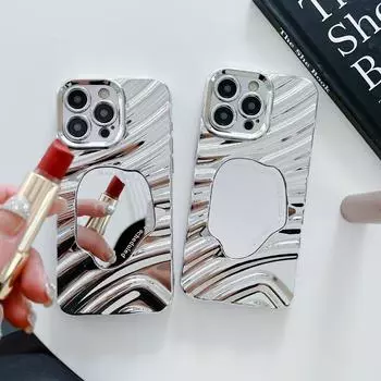 Чехол для телефона iPhone 11 13 16 ProMax iPhone 14 15 ProMax 12 13 ProMax 16 Plus 7 8 Plus 13 Pro 14 Pro Samsung A55 A54 A15 A12 A52S A34 A14 A32 A53 A30S iPhone 11 серебряный