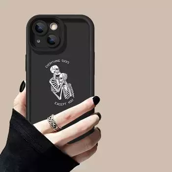 Чехол для телефона iPhone 11 13 16 Pro Max iPhone 14 15 Pro Max 12 13 Pro Max 16 Plus 7 8 Plus 13 Pro 14 Pro Samsung S24 FE A55 A05S A54 A06 S22 A15 S23 OPPO A60 4G чёрный