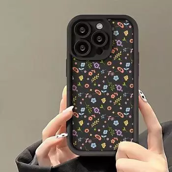 Чехол для телефона iPhone 11 13 16 Pro Max iPhone 14 15 Pro Max 12 13 Pro Max 16 Plus 7 8 Plus 13 Pro 14 Pro Samsung S24 FE A55 A05S A54 A06 S22 A15 S23 OPPO A60 4G чёрный