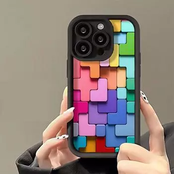 Чехол для телефона iPhone 11 13 16 Pro Max iPhone 14 15 Pro Max 12 13 Pro Max 16 Plus 7 8 Plus 13 Pro 14 Pro Samsung S24 FE A55 A05S A54 A06 S22 A15 S23 OPPO A60 4G чёрный