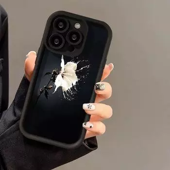 Чехол для телефона iPhone 11 13 16 Pro Max iPhone 14 15 Pro Max 12 13 Pro Max 16 Plus 7 8 Plus 13 Pro 14 Pro Samsung S24 FE A55 A05S A54 A06 S22 A15 S23 OPPO A60 4G чёрный