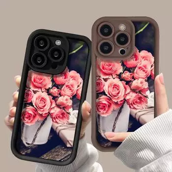 Чехол для телефона iPhone 11 13 16 Pro Max iPhone 14 15 Pro Max 12 13 Pro Max 16 Plus 7 8 Plus 13 Pro 14 Pro Samsung S24 FE A55 A05S A54 A06 S22 A15 S23 OPPO A60 4G чёрный